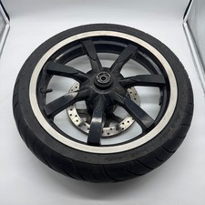 PEUGEOT GEOPOLIS 400 RS 2008 2012 - RUOTA CERCHIONE ANTERIORE NERA CON DISCO