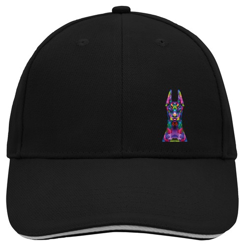Cappellino doberman colorful - cappellino,