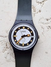 Swatch Gent Black Divers GB704