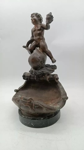 Scultura bronzo putto - scultura,