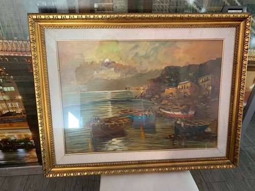 Quadro olio tela del - quadro,