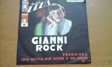 Gianni Rock - Preghiera/Una Bocca Due Occhi Un Nome 45 Giri 7" Zeus BE 116