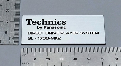 Technics 1700 mk2 mark 2 - sl-1700,
