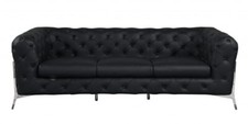 93 Black Italian Leather