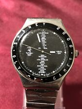 Orologio da polso SWATCH Big Irony SWAGMAN NERO (YGS113)-Olympic Special-perfettamente funzionante