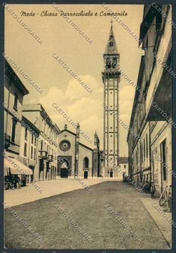 Pavia mede foto cartolina - mede,
