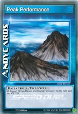 PEAK PERFORMANCE (SPEED DUEL) (Picco Delle Prestazioni) Comune SS02 ENAS1 YUGIOH