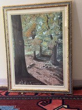 Quadro Olio Su Tela Pittore