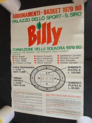 Billy olimpia milano basket - milano,