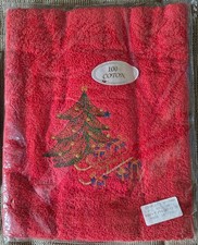 Set completo asciugamani e ospite disegni natalizi