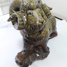 Scultura pecora in ceramica