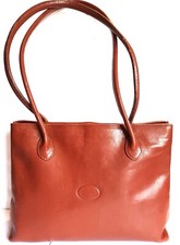 BORSA IN VERA PELLE ANTONIO BAGS MADE IN ITALY CM. 24 X 33 H. TRACOLLA CM. 35