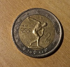 Moneta da 2 Euro rara OLIMPIADI ATENE 2004