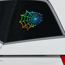 2x Adesivo Ragnatela Angolo