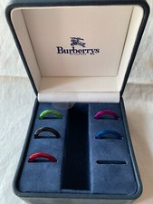 BURBERRYS of London ref. 386502A scatola contro scatola link ghiere anni 90