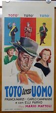 locandina film TOTO' TERZO UOMO Totò Franca Marzi Elli Parvo1963