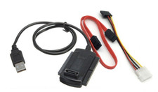 Adattatore ide sata convertitore hard disk Usb gestione pc 2.5  3,5 eide
