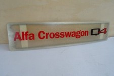 targa posteriore Alfa Crosswagon Q4 autosalone Alfa Romeo 156 accessorio