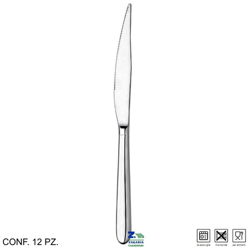 Coltello tavola ottocento - 12,