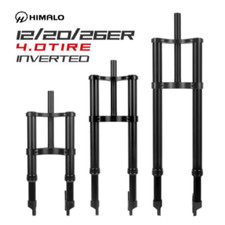 Forcella Fat Snow Bike 12/20/26 pollici molla olio sospensione forcella 135 mm * 9 mm pneumatico QR 4.0