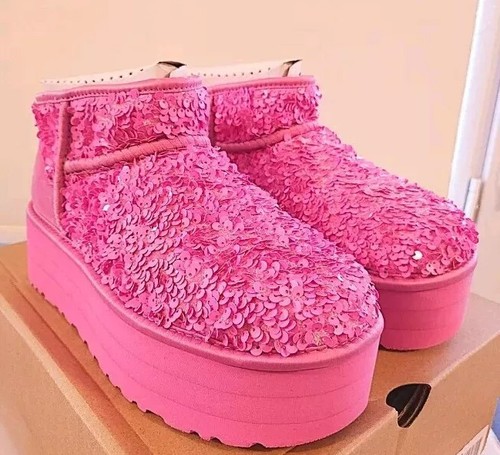 Ugg sequin pink boots - ugg,