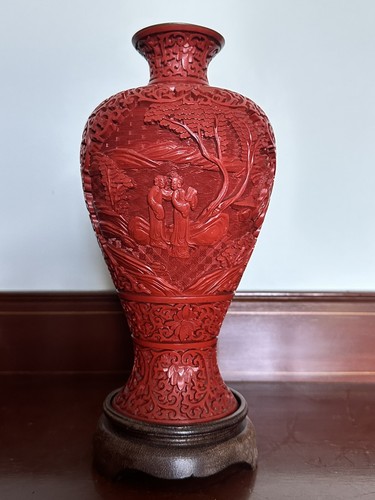 Antico vaso grande - , laccato