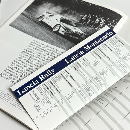 Lancia 1983 press brochure - /,