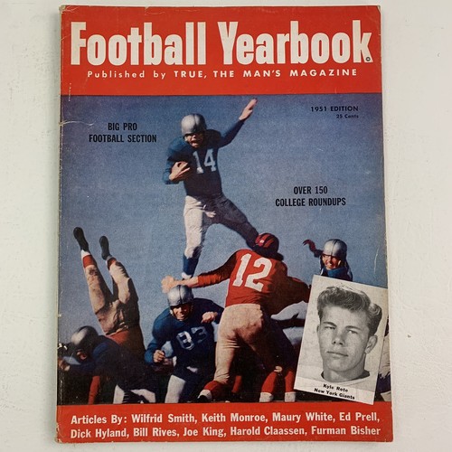 Football yearbook magazine - yearbook,