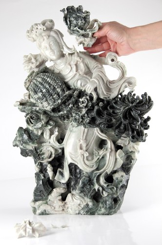 Scultura orientale giada - scultura,