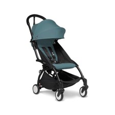 Passeggino BABYZEN YOYO2 Telaio Nero + Rivestimento 6+ Colore Aqua