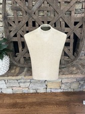 Manichino uomo vintage sartoriale forma abito busto petto senza supporto