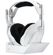 Logitech G Astro A50 X LIGHTSPEED Cuffie Gaming + Base Xbox PS5 PC Bianco NUOVO IMBALLO ORIGINALE