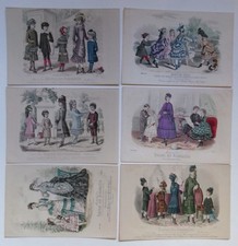 Moda francese da “Journal des Demoiselles”, 27 stampe originali ’800