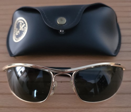 Ray ban gold sunglasses - sunglasses, b&l