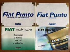 libretto uso e manutenzione/autoradio/assistenza originali Fiat Punto 1999