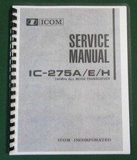 Icom IC-275 Manuale di Servizio: Schemi Pieghevoli 11" X 33" e Cover Protettive!
