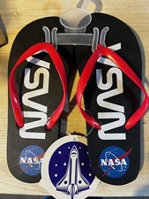 ciabatte infradito mare piscina NASA blu rosso 28-35 scarpe bambino estate caldo