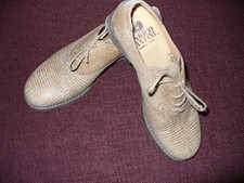 SCARPE ENRICO FANTINI DONNA STRINGATE LACCI 37 PELLE  