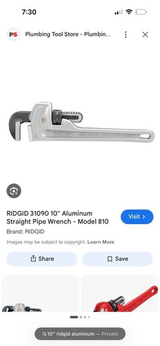 Ridgid 31090 chiave - ridgid,