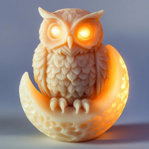 Stampi per candele gufo - , 3d
