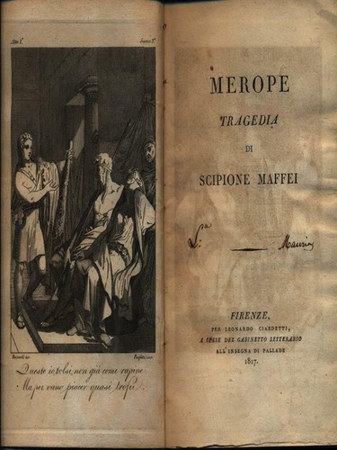 Merope prima edizione maffei - prima,