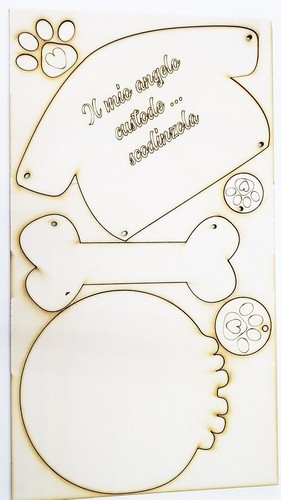 Sagome legno attenti al - attenti,