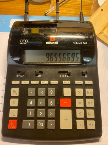 Olivetti summa - summa, +