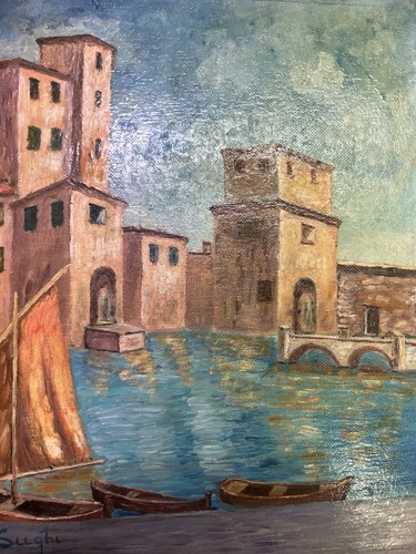 Dipinto olio venezia - dipinto,