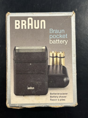 Rasoio portatile braun pocket - rasoio,