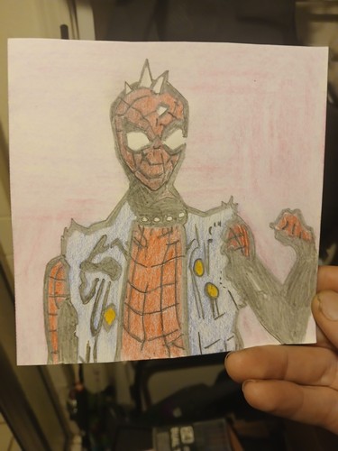Disegno spiderman spider punk - disegno,