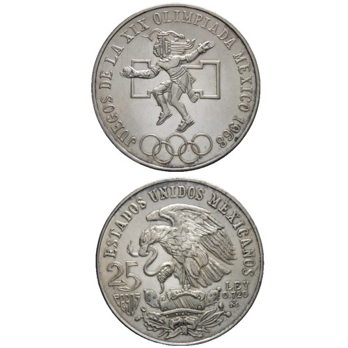 Messico pesos 1968 - 25, mexico