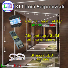 Strisce LED Sequenziali luci che camminano KIT completo (Controller+Alim+Strip)
