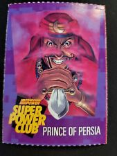Scheda rivista Nintendo Power Super Power Club #33 Prince Of Persia