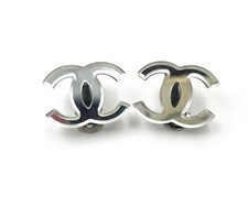 Orecchini Chanel Argento CC